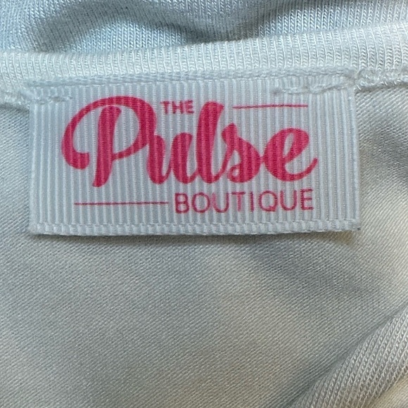 Full Of Sparkle Front Knot Halter Top- Ivory, Pink, &‎ Gray - Picture 6 of 7